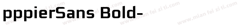pppierSans Bold字体转换